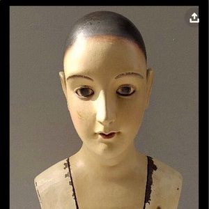 💜CLARE SANTOS BUST ANTIQUED Spanish AMAZING NWT